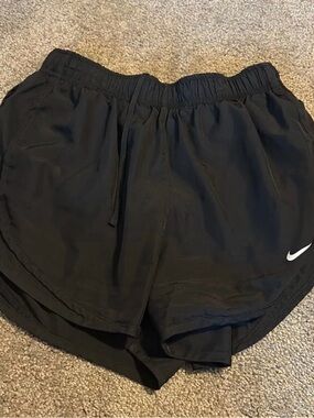 Nike Black Women's Athletic Training Shorts with Logo